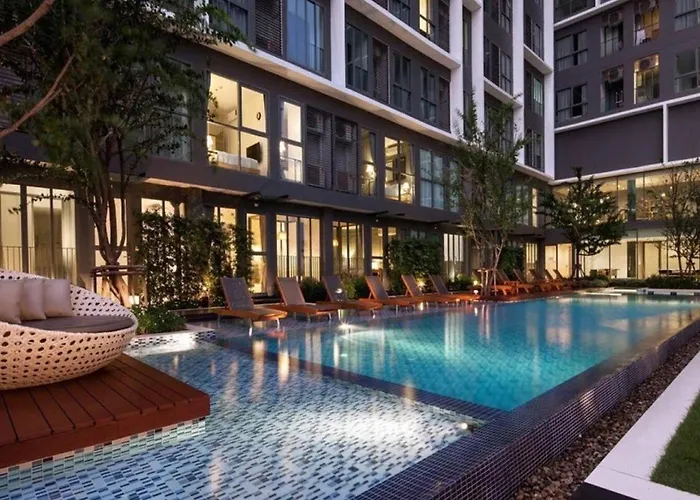 Cozy Japandi On Sukhumvit Апартаменты *