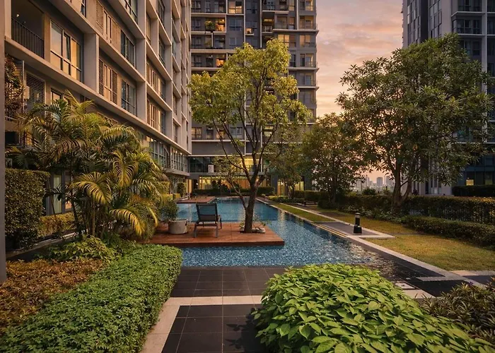 Апартаменты Cozy Japandi On Sukhumvit *