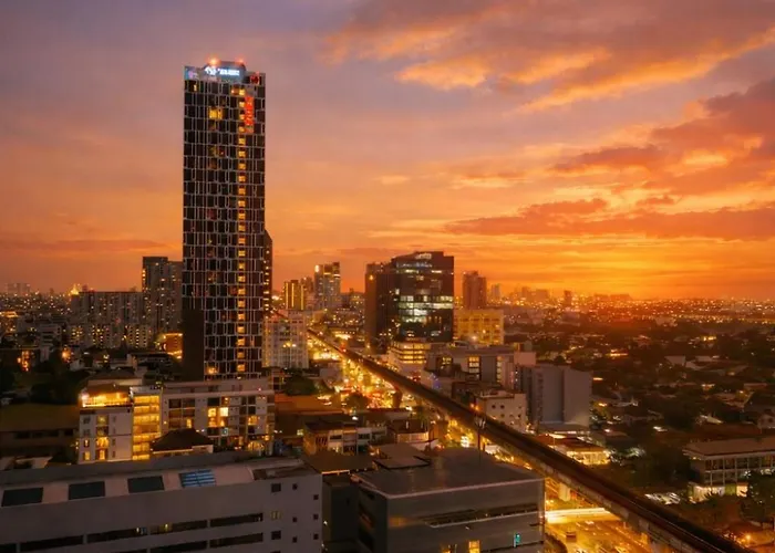 Cozy Japandi On Sukhumvit Апартаменты *